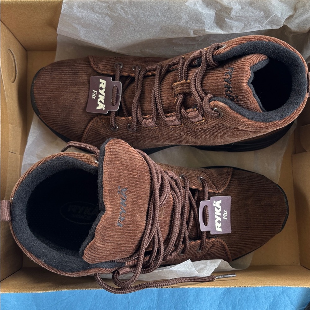 Ryka Chocolate Corduroy Boots